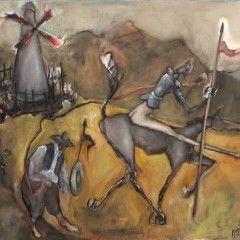 DON QUIXOTE , SANCHO PANZA AND THEIR PRISONER